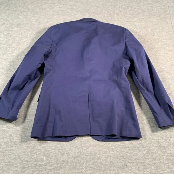 J.Crew Ludlow Blazer Mens 42R Navy Blue Sport Coat Cotton Stretch 2 Button Lined